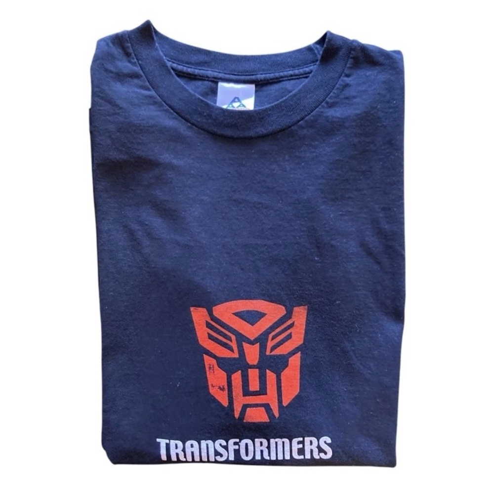 Vintage Y2K Transformers T Shirt VTG Promo 2000s Movie Cartoon Toy